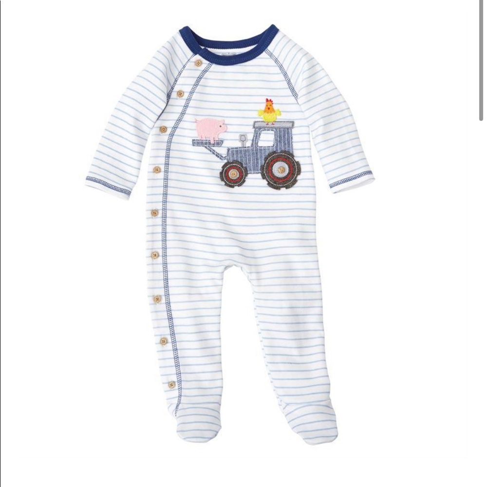 Mudpie Tractor Footed Sleeper